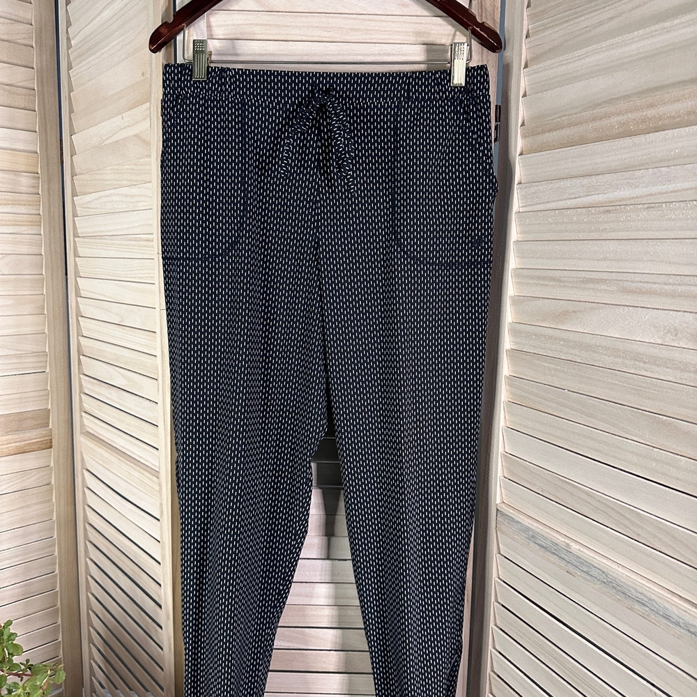 Albion Black and White Polka Dot Joggers